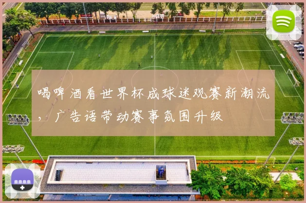 喝啤酒看世界杯成球迷观赛新潮流,广告语带动赛事氛围升级