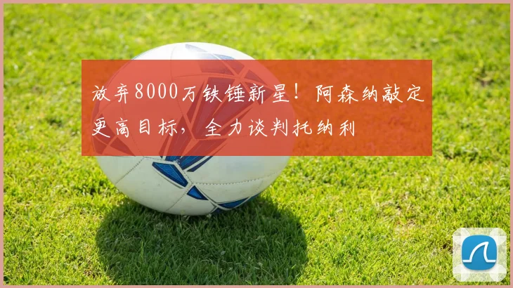 放弃8000万铁锤新星!阿森纳敲定更高目标,全力谈判托纳利